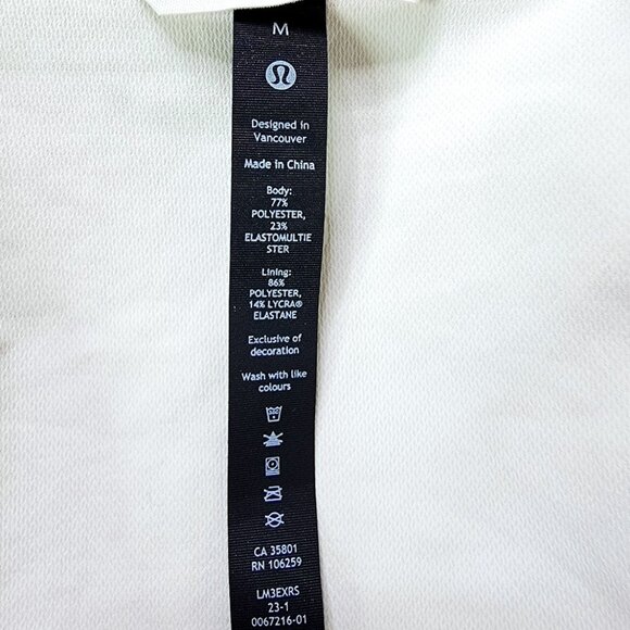 Lululemon Women's Ivory Slim Fit Wrinkle Free Stretch New Venture Blazer Size M - Picture 7 of 8